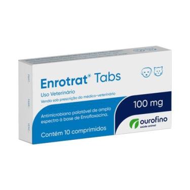 Imagem de Enrotrat Ourofino Enrofloxacina 10 Comprimidos 100mg - Ouro Fino