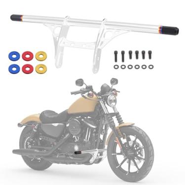 Imagem de FIASRAC Barras de impacto para Harley Davidson Sportster 883 1200 Iron 883 Forty Eight Seventy Two XL 1200V XR1200 2004–2025 barras de estrada (cromadas)
