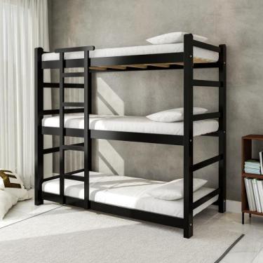 Imagem de Treliche de Madeira Maciça 5x9 Preto - M.B Móveis