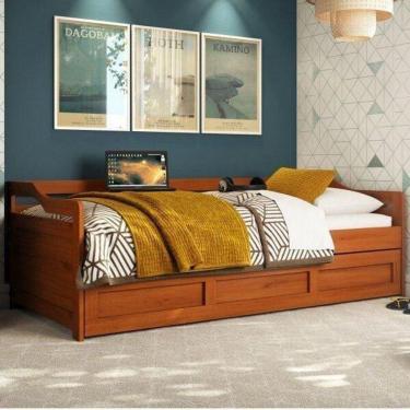 Imagem de Bicama Londrina Móveis Saraiva Castanho Claro