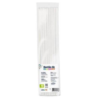 Imagem de Cola Quente Bastao Silicone Fina C/ 10 UN Leoarte