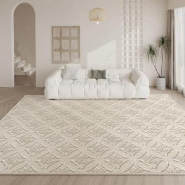 Imagem de Tapetes de estilo para sala de estar, tapete macio e fofo para sala de estar, tapete grosso e felpudo para vestiário, decoração de quarto de grande área (180x280 cm/I)