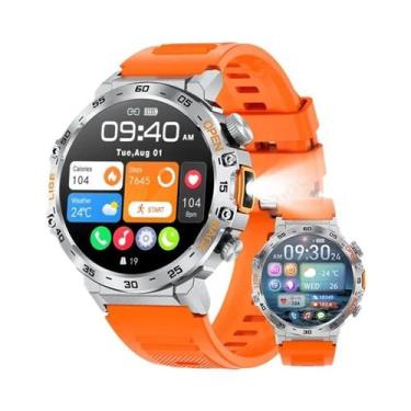 Imagem de Relógio Inteligente Masculino 2025 Com Tela AMOLED HD, À Prova d'Água,