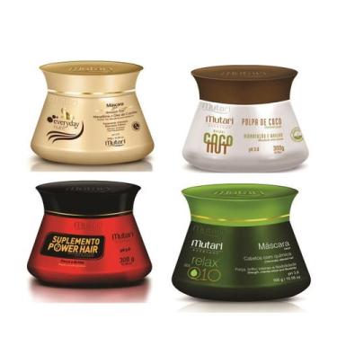 Imagem de Mutari kit mascara nutrit + coconut + power hair + sos q10 everyday