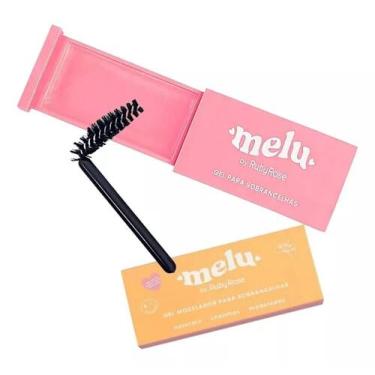 Imagem de Gel Sobrancelhas Modelador Incolor C/ Escovinha Melu
