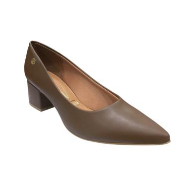 Imagem de Sapato Feminino Vizzano Scarpin Pelica Marrom 1220.315