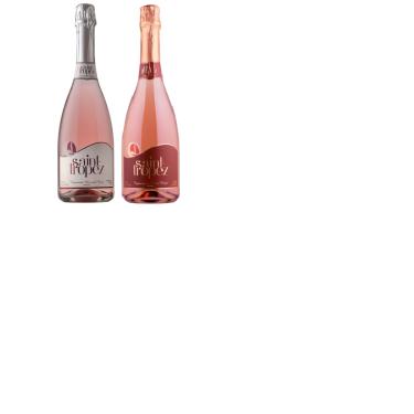 Imagem de Kit Espumante Saint Tropez Moscatel Rosé + Brut Rosé 750ml