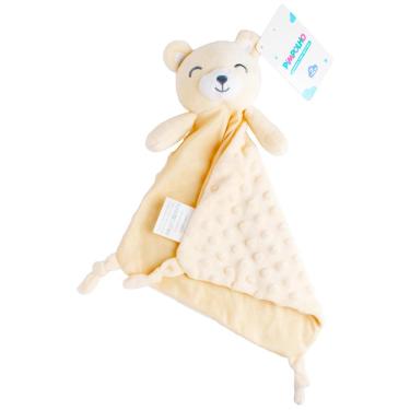 Imagem de Naninha Bebê Urso com Textura Amarelo - Pimpolho