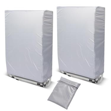 Imagem de Capas de cadeira dobráveis com gravidade zero, 2 peças, à prova d'água, à prova de UV, tecido Oxford, 420D, capas de móveis resistentes a todos os climas, capas de cadeira antigravidade para cadeiras