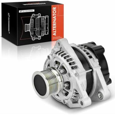 Imagem de A-Premium Alternador compatível com Honda - 2016-2017 - Civic 1,5L, 12V 135A polia desacopladora de 7 sulcos no sentido horário, substituição # 3110059B003