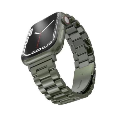 Imagem de Pulseira De Aço Inoxidável De 46mm 49mm Para Apple Watch Ultra, Bracel