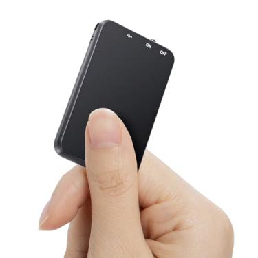 Imagem de Gravador de voz digital de 1536 Kbps, gravador ativado por voz de 64 GB com redução de ruído, caixa de metal, para conferências e reuniões