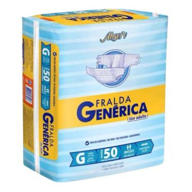 Imagem de Fralda Descartável Geriátrica GENÉRICA Adulto Absorv Incontinencia Uri