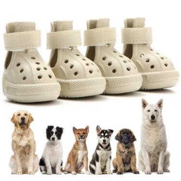 Imagem de Sapatos para cães UGRASEA Paw Protector, antiderrapante, impermeável, 