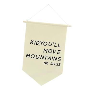 Imagem de Esquirla Faixa de parede decorativa moderna para decoração de parede, decoração de berçário infantil para festa, quarto de meninos, chá de bebê, sala de aula,