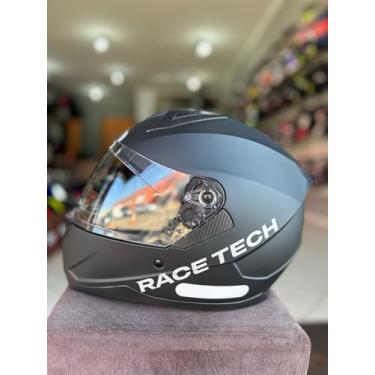 Imagem de CAPACETE RACE TECH HIT MONOCOLOR (Preto Fosco, 57 - 58)
