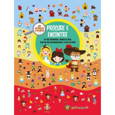 Imagem de Procure e Encontre - Os Três Porquinhos, Branca de Neve, Alice no País