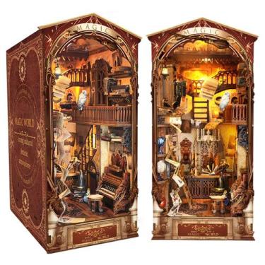 Imagem de Book Nook Kit CRIOLPO DIY Doll House em miniatura de madeira