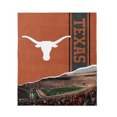 Imagem de Northwest Texas Longhorns Toalha de praia de microfibra NCAA, secagem rápida, macia e absorvente, leve, essencial de viagem para piscina ou banho, 152 x 178 cm
