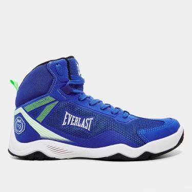 Imagem de Tênis Everlast Strike 4 Masculino, Azul, Branco, 42