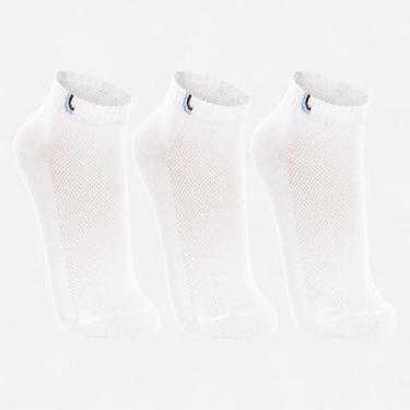 Imagem de Kit lupo meia soquete ref:03225-089 algodao, Branco, 41/4