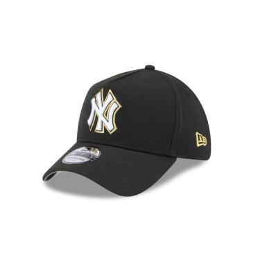 Imagem de BONE NEW ERA 39THIRTY A-FRAME NEW YORK YANKEES MLB PRETO-Masculino