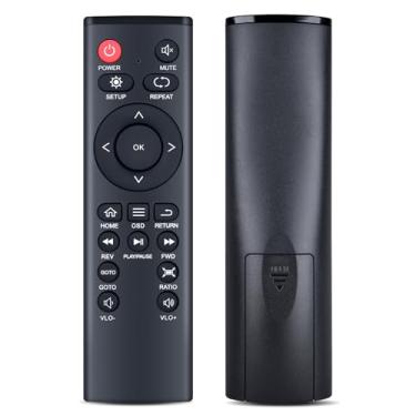 Imagem de RETROSUN Controle remoto de substituição para AGPTEK Mini 1080p HDMI Media Player, para reprodutor de mídia digital MYPIN