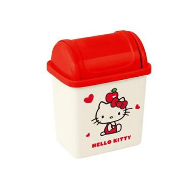 Imagem de Lixeira de mesa fofinha hello kitty original sanrio miniso