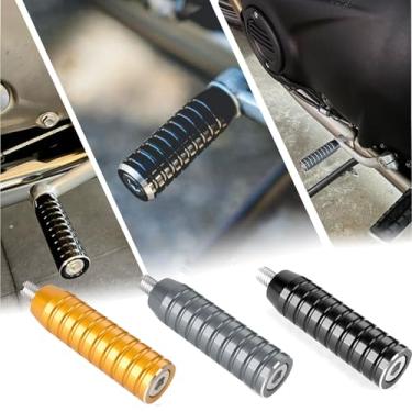 Imagem de Midimttop Pedal de mudança de marchas para motocicleta, pedal de câmbio original padrão estendido compatível com Triumph Bonneville T120 T100 Bobber SPEEDMASTER Adventurer Thunderbird (titânio)