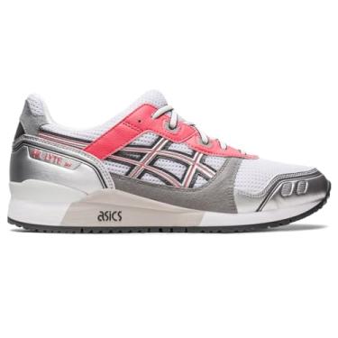 Imagem de ASICS Tênis de corrida feminino Gel Lyte III retrô, Branco/Sienna, 42