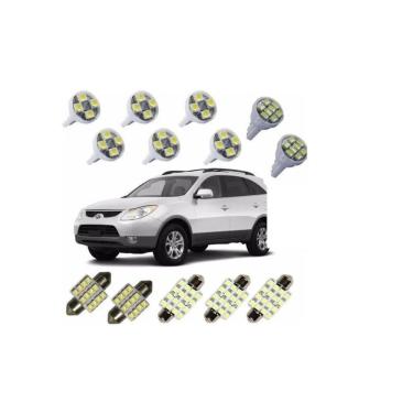 Imagem de Lâmpadas Led Hyundai Vera Cruz Meia Luz Teto Placa Ré