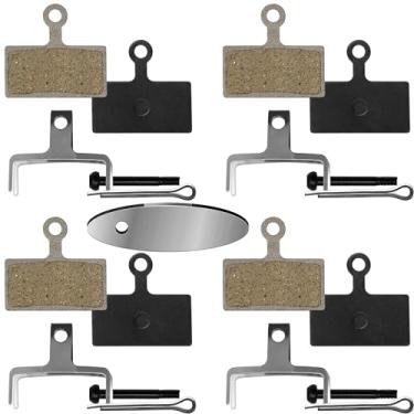 Imagem de DYISLAND MT4S Pastilhas de freio a disco de bicicleta 4 pares compatíveis com RS785 R785 CX75 R515 R315 R317 R517 XT Br-M8000 M785 XTR M9000 M9020 M987 M988 M985 SLX M70000 M675 M666 Deore M615