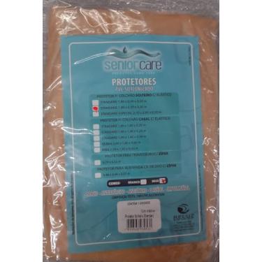 Imagem de Senior Care Lençol Protetor Com Elástico Pvc Siliconizado Solteiro Standard Bege 1,90X0,90X0,30
