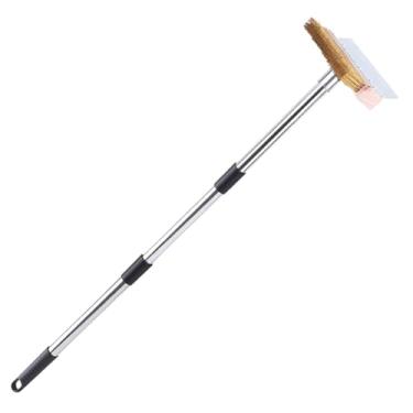 Imagem de Ｂｅｓｇａ Escova de Limpeza Profissional para Forno de Pizza com Fio de Cobre, Escova para Grelha de Restaurante E Haste de aço Inoxidável, 1,2 m