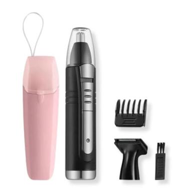 Imagem de Aparador de Pelos Barba Barbeador 2 em 1 com estojo Kemei - Mormino, R