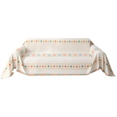 Imagem de Capa De Sofá Boho | Protetores Reversíveis para Sofá 300x180 cm,Capa Lavável para de Dois Lugares | para Inquilinos Donos de Cães Proprietários Sala Quarto Estúdio Escritório