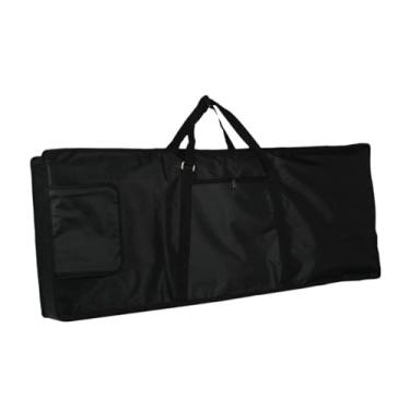 Imagem de Dynwave Estojo para piano elétrico de 61 teclas, à prova de poeira, com alças ajustáveis, grande capacidade, ideal para viagens e estúdios de música.