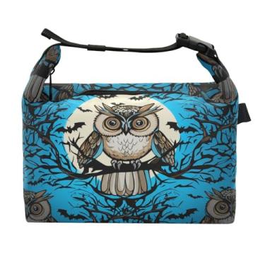 Imagem de STAYTOP Lancheira de coruja com fivela de alça, lancheira isolada para meninos e meninas, lancheira térmica para trabalho escolar