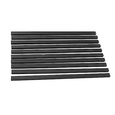 Imagem de Tira de cápsula de café, fita de armazenamento de cápsulas de café de grande capacidade, 10 peças, montagem na parede, faça você mesmo, economia de espaço para balcão (ímã adesivo preto)