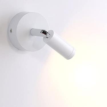Imagem de Luminária de parede para quarto/cabeceira ° Luminária de parede ajustável para leitura - Arandela de parede para corredor/escritório [Classe Energética A+]