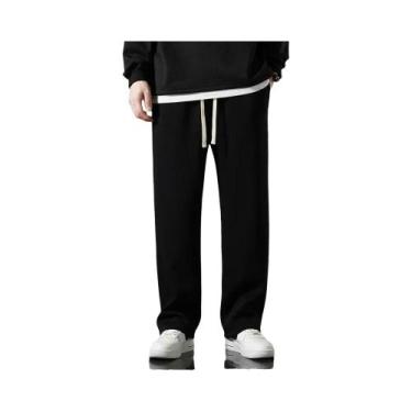 Imagem de Calças De Moletom Masculinas De Algodão Estilo Coreano Primavera Outon