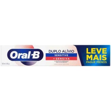 Imagem de Creme Dental Oral B Duplo Alívio 140g