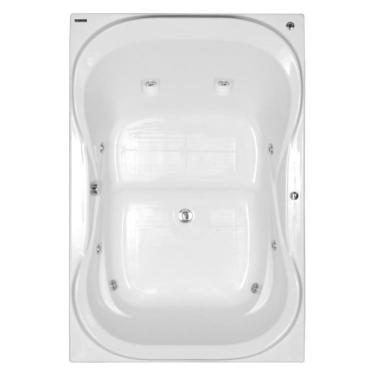 Imagem de Banheira Hidromassagem Astra Due Maggiore Super Luxo 180cmx120cmx44cm 06 Jatos Acrílico P1 sem Aquecedor 220v