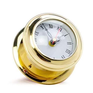 Imagem de Relógio de latão sólido para navios gimbals marítimos cronometrista de navio. Nagina International