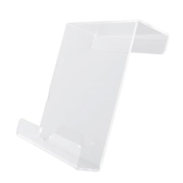 Imagem de SPYMINNPOO Suporte para Tablet Em Esteira, Suporte para Leitura Em Bicicleta, Exercício, Acrílico Transparente, Fácil Configuração para Revistas, Livros, Academia (Transparente)