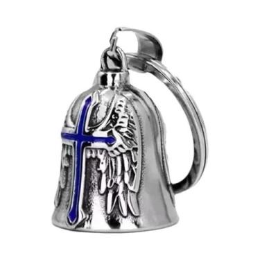 Imagem de Chaveiro De Motocicleta Com Asas De Anjo Guardião Da Cruz Vermelha, Am