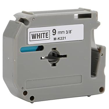 Imagem de GLOGLOW Fita de Etiqueta de 9 Mm, Fitas de Etiquetagem Durável, Resistente Ao álcool, Substituição de Fita à Prova de água para Impressora de Etiquetas PT 65 PT 70 80 de Etiqueta de 9 Mm, Material