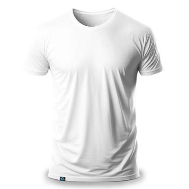Imagem de Camiseta Masculina Lisa 100 Algodão Fio 30.1 Resistente Dia a dia Bási
