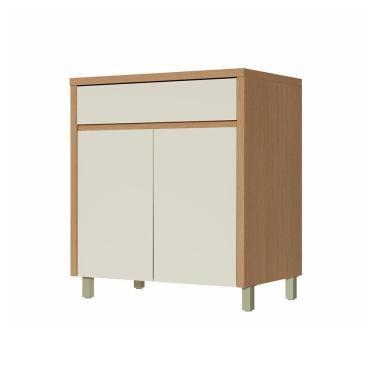 Imagem de Balcão Nesher Condessa Com 2 Portas, 80cm De Largura Carvalho-greige