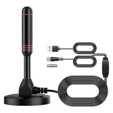 Imagem de Antena de TV para Smart TV Recepção 360°, Antena interna/externa-AN3012